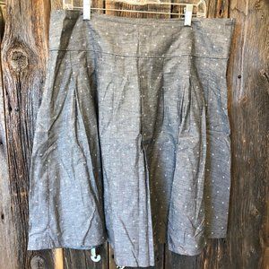 Smoking Lily A-Line Pleated Skirt
